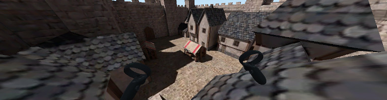 Medieval City Test Scene