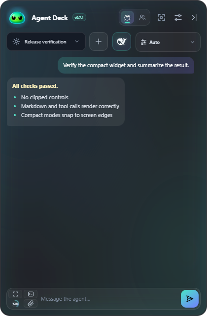 Full NeoXider Agent Deck chat