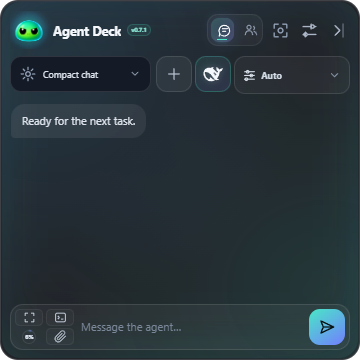 Minimum 360 pixel chat layout