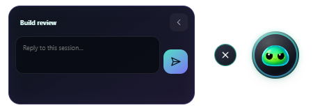 Exact-session quick reply in Orb mode