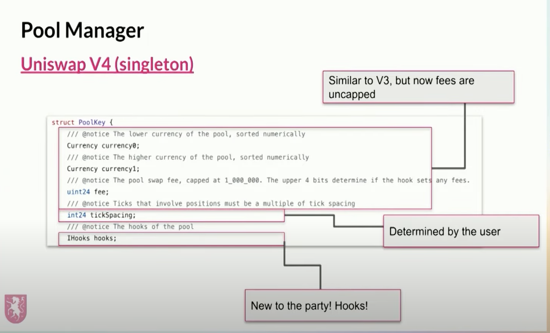 V4: Screenshot from a great talk given by Uniswap team. https://www.youtube.com/watch?v=iILNV4YFGdk