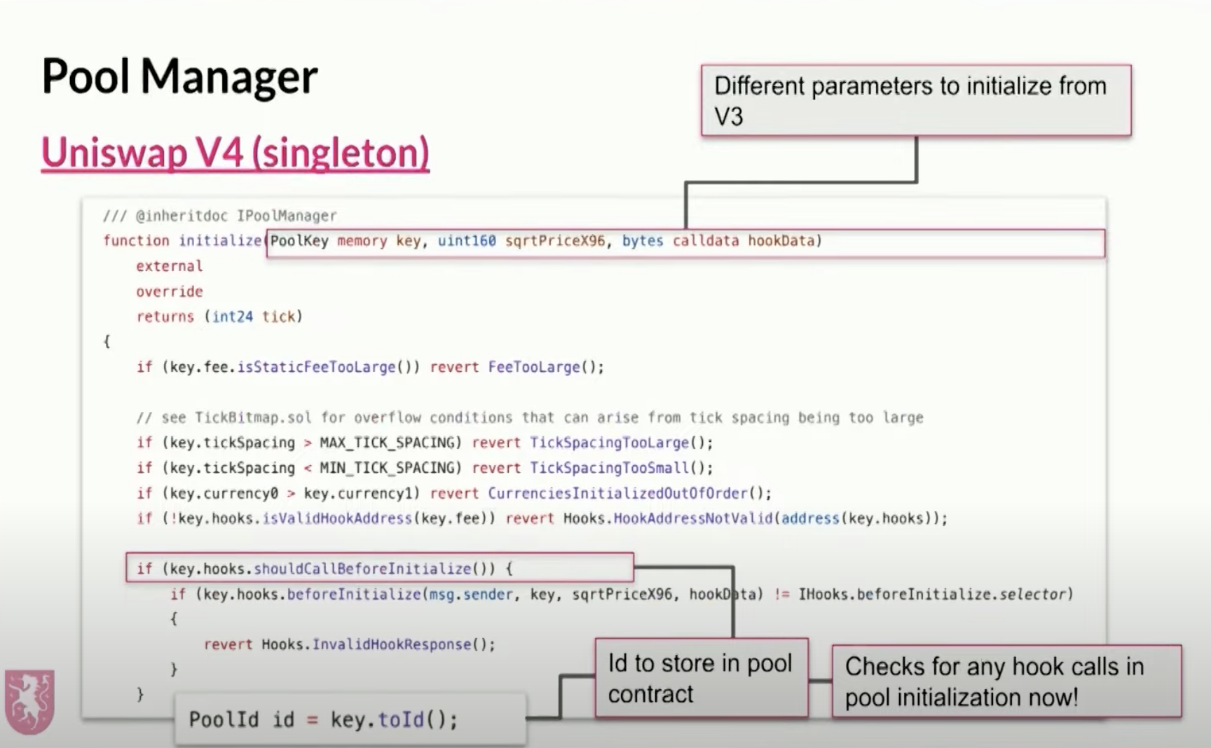 V4: Screenshot from a great talk given by Uniswap team. https://www.youtube.com/watch?v=iILNV4YFGdk