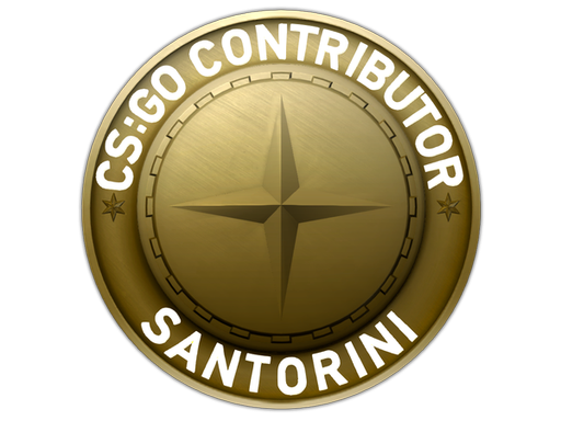 Монета карты Santorini