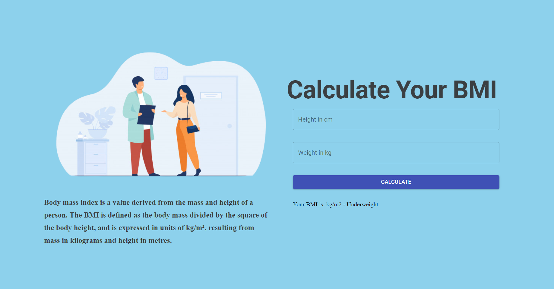 GitHub - MehmetDaskaya/BMI-App: https://calculateanybmi.netlify.app