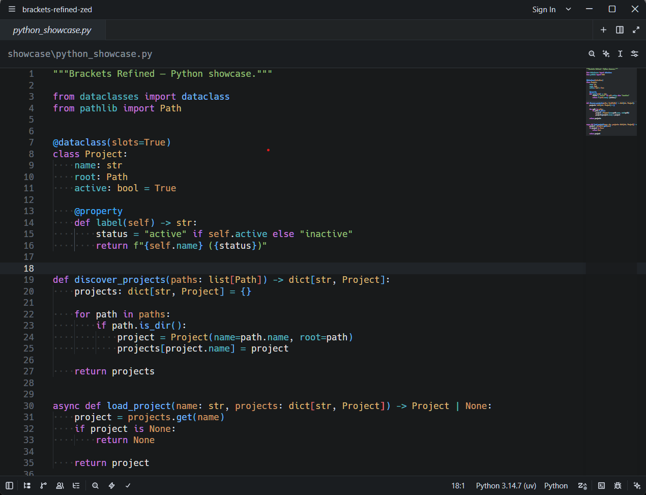 Brackets Refined — Python