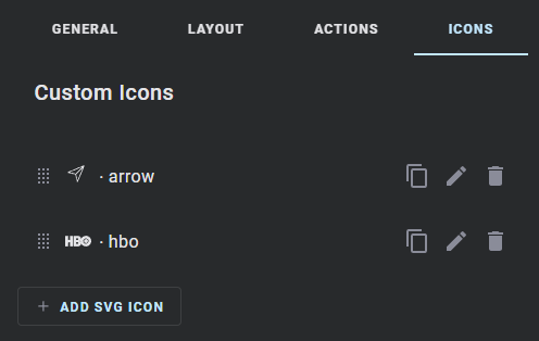 editor icons