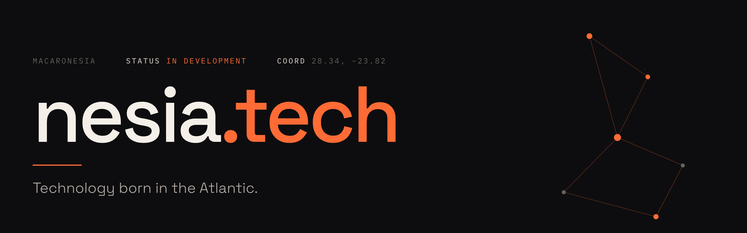 nesia.tech · Technology born in the Atlantic.