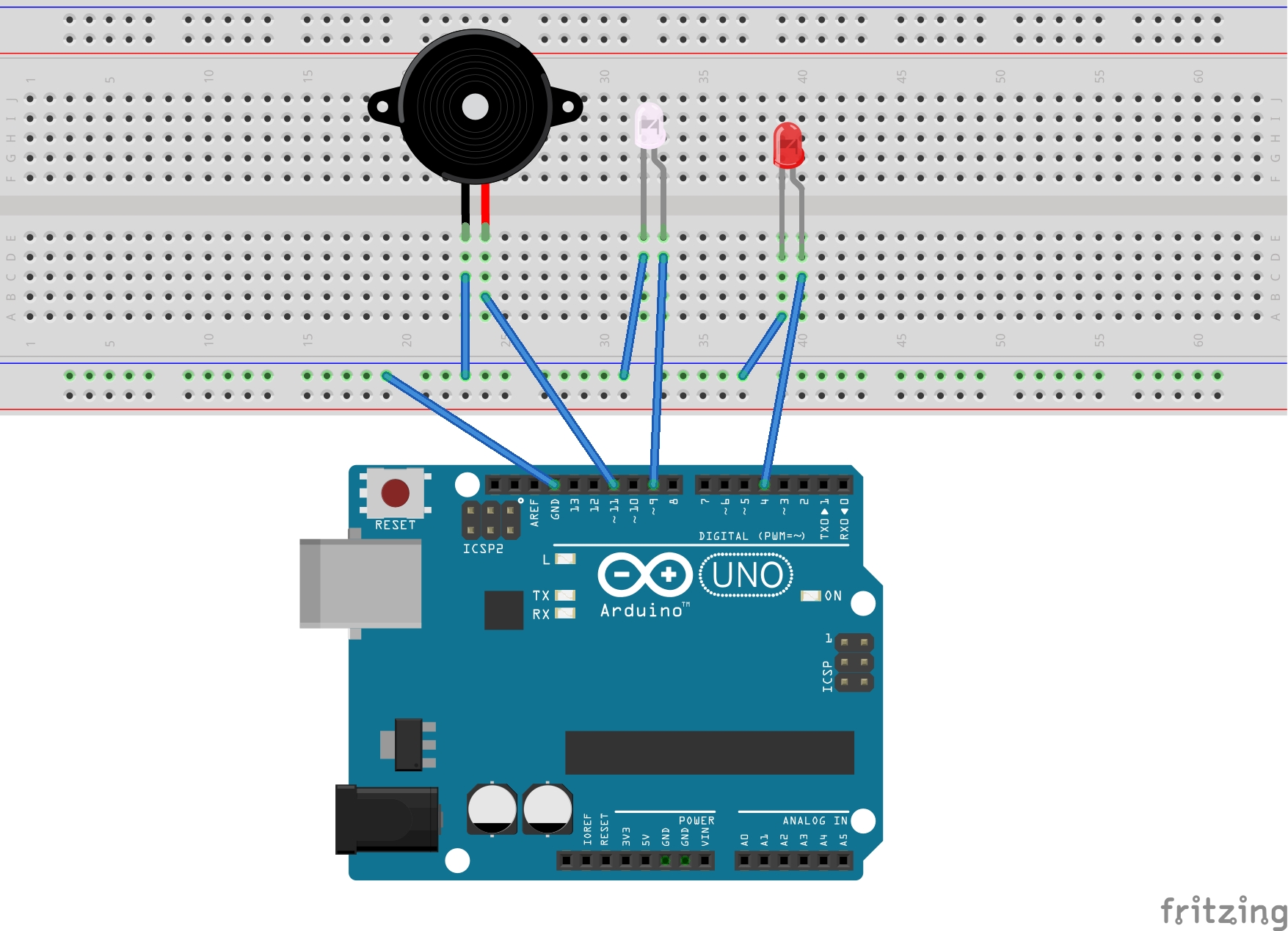 piezo setup