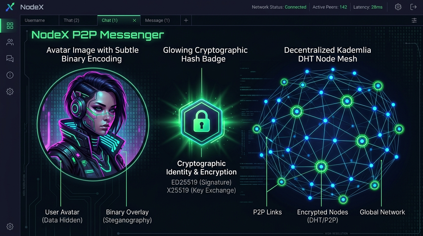 Steganographic Crypto-Avatars & Mesh