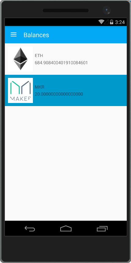 Nethereum Android Phone Ethereum example