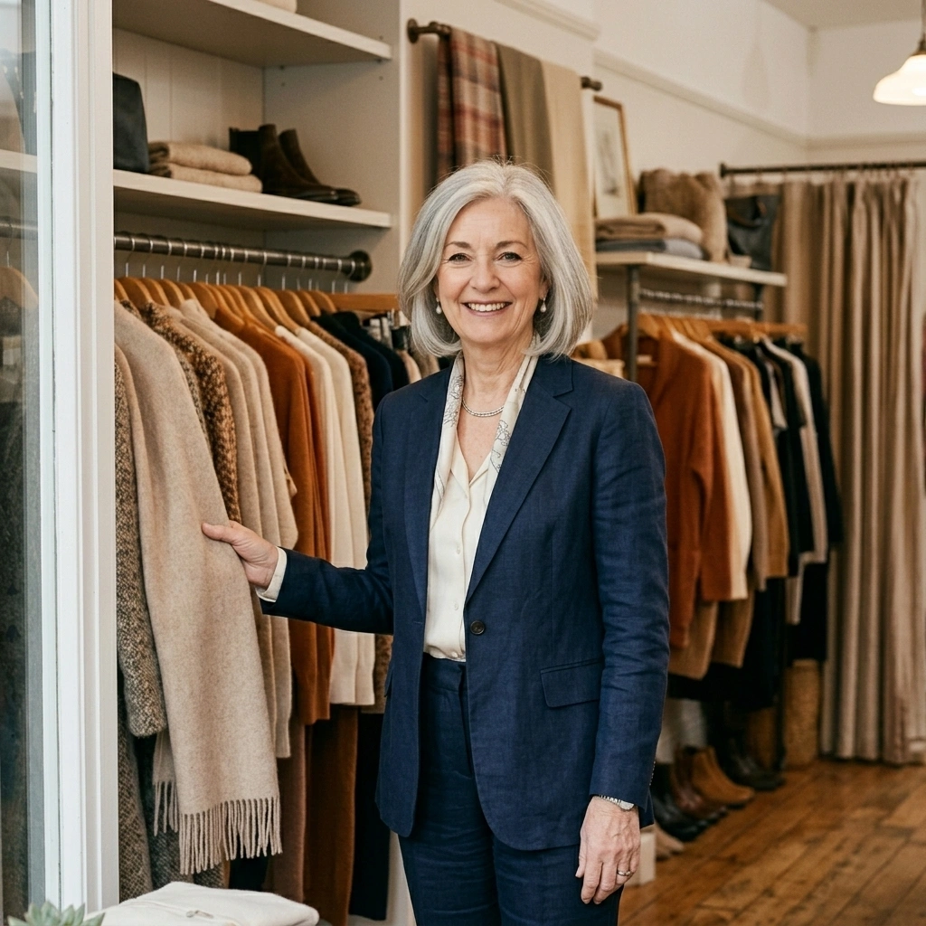 Mette, owner of a boutique in Copenhagen