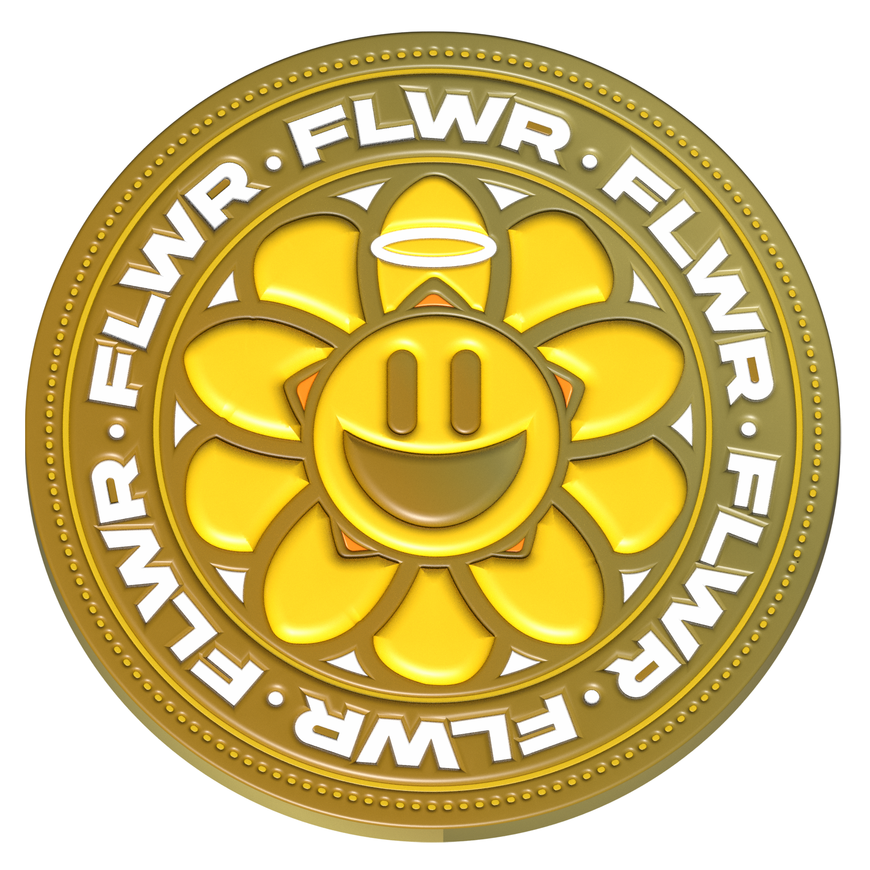Flower Token-(-FLWR-)-token-logo