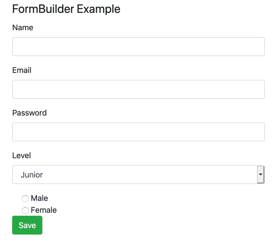 Need hurry? generate simple Forms like this