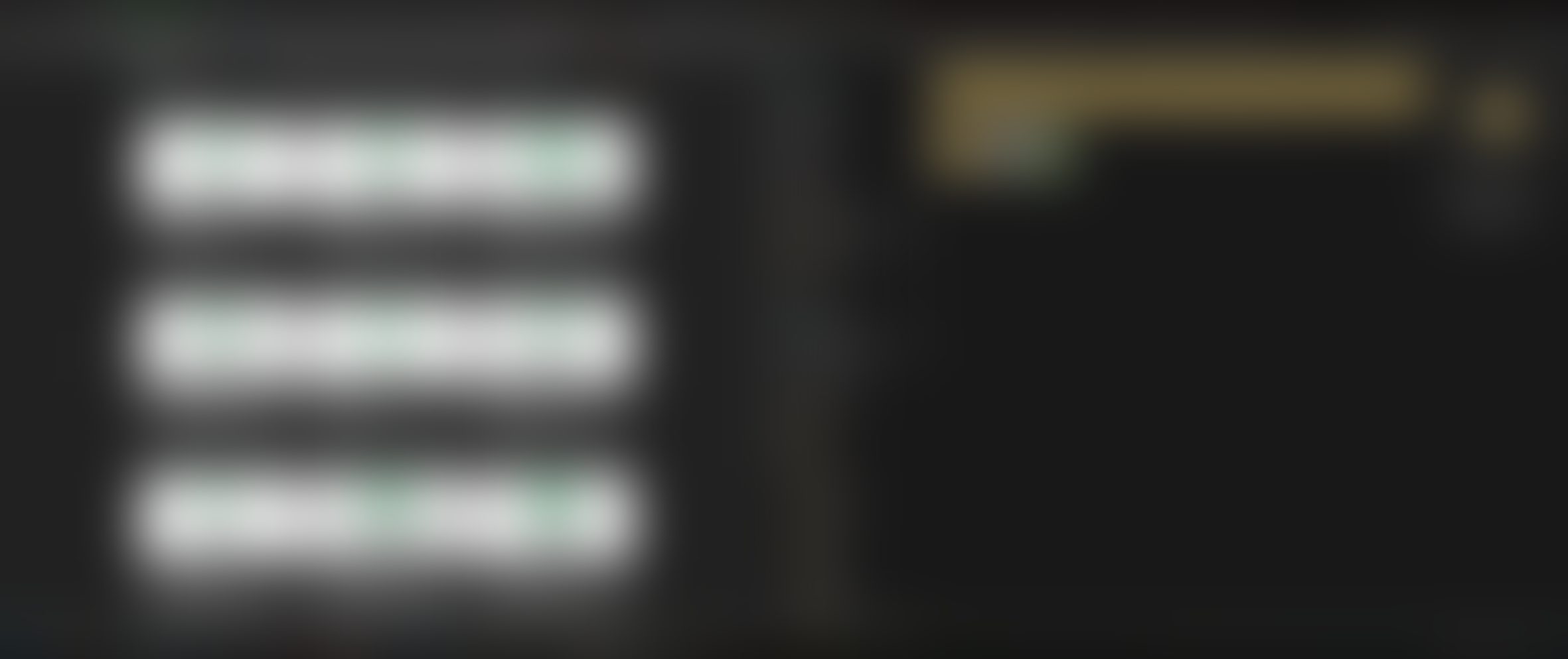 Use case 1 — screenshot heavily blurred for privacy.