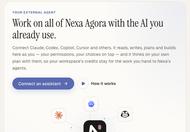 Settings, Your external agent