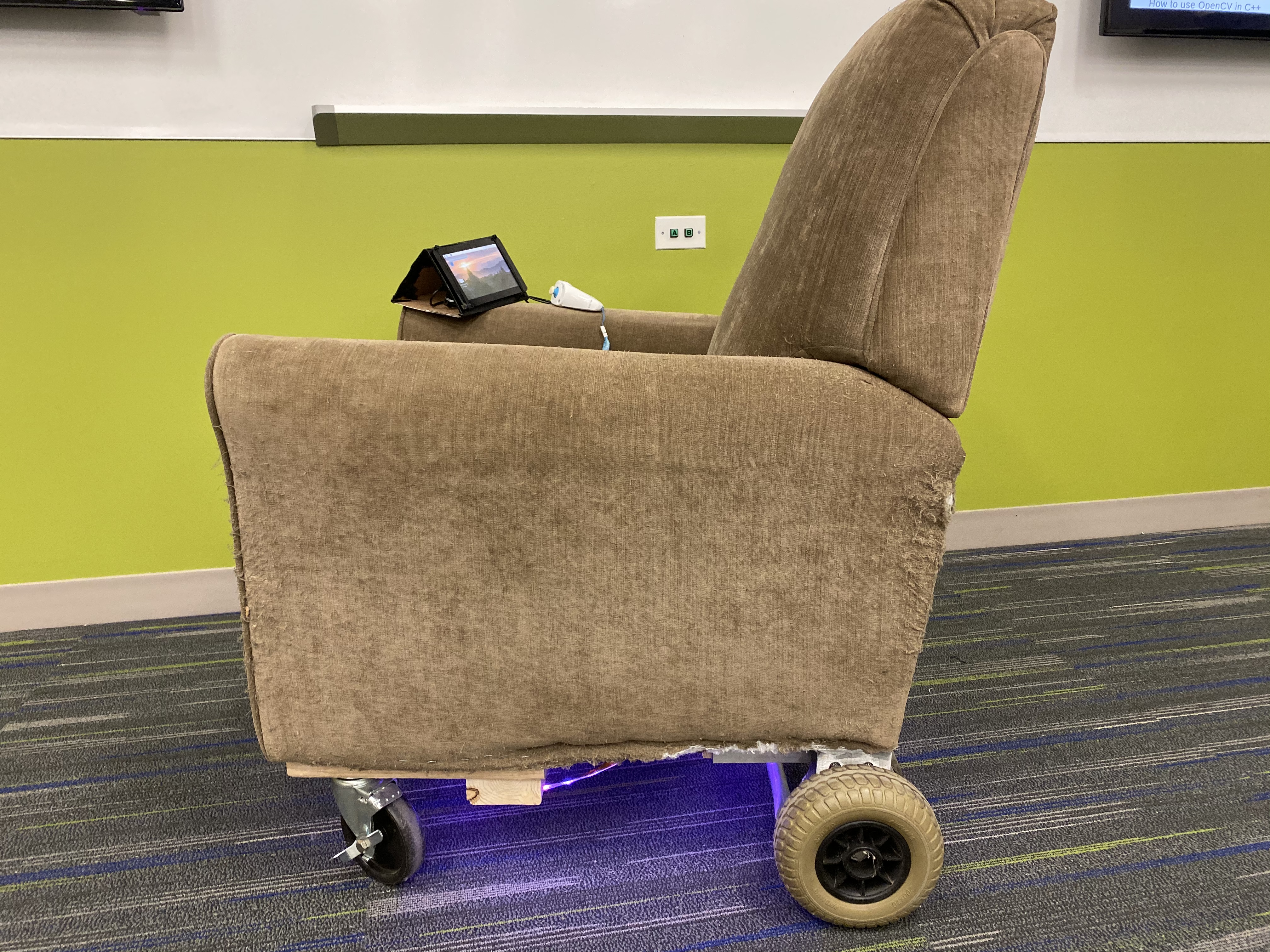A side view of TurboChair