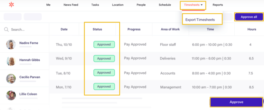 Use a reliable timesheets app