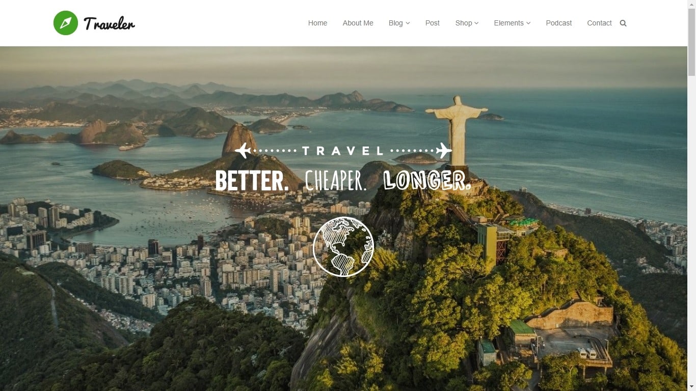 Blog Masonry - Traveler WordPress Theme Blog WordPress Theme