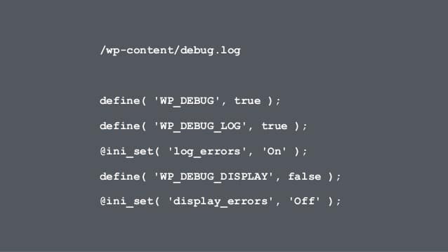 Featured image of post How to Utilize the WordPress Debug Log