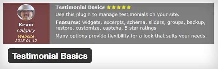 TESTIMONIAL BASICS