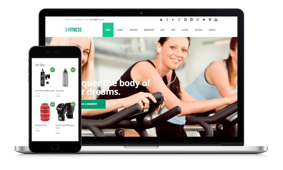 Best Fitness WordPress Theme & Site Builder