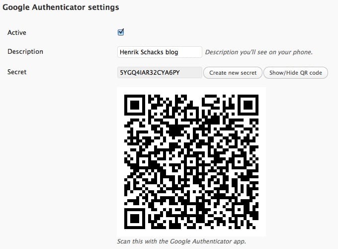 Google Authenticator