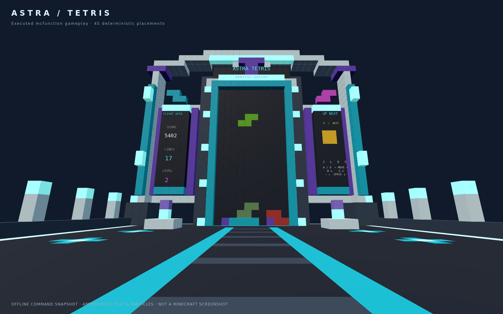Astra Tetris screenshot