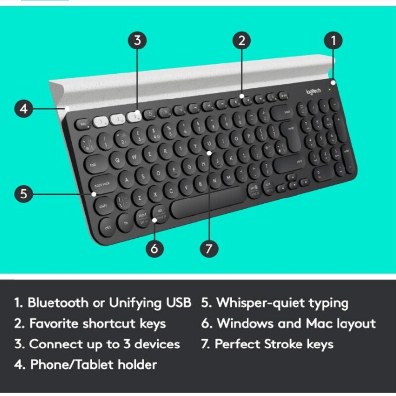 Logitech K780 Multi-Device Wireless Keyboard