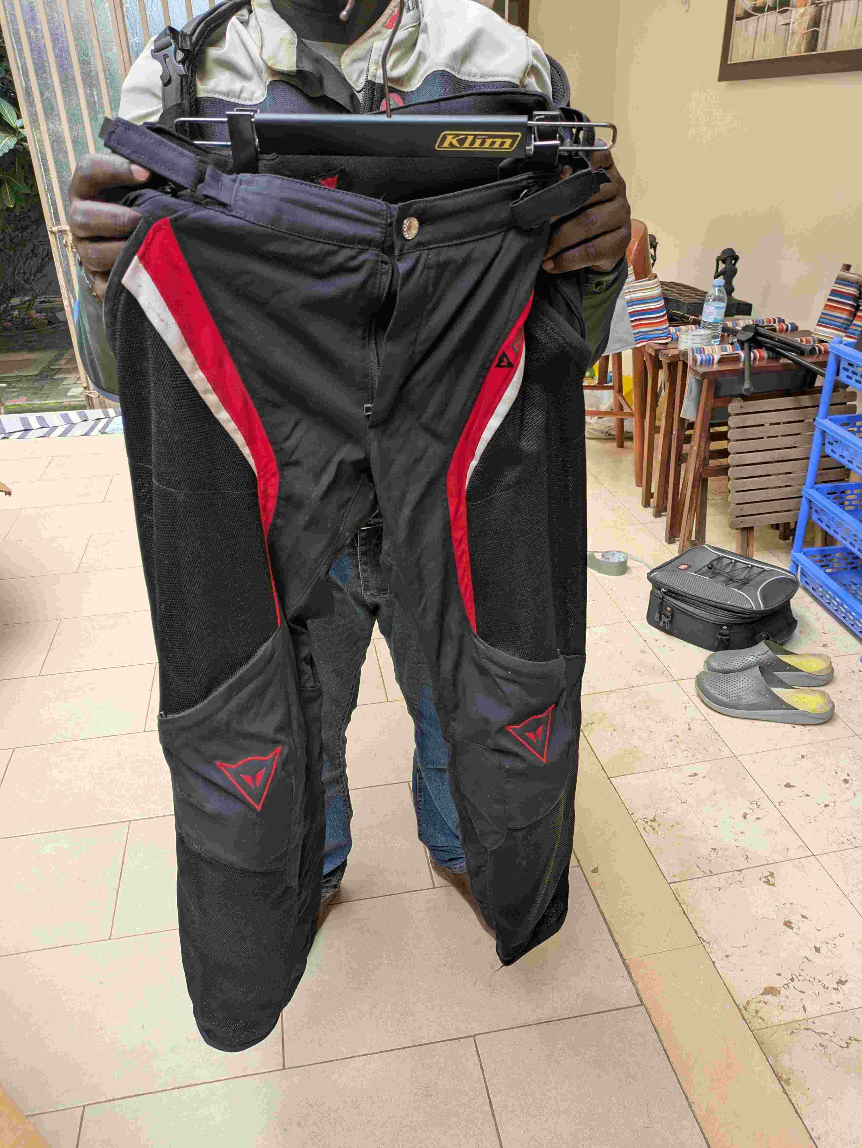 Dainese D-Explorer Gore-Tex Pants XL Black Red