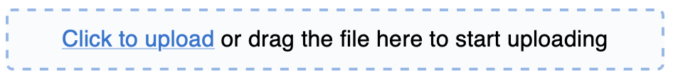 Single File Upload  Screenshot