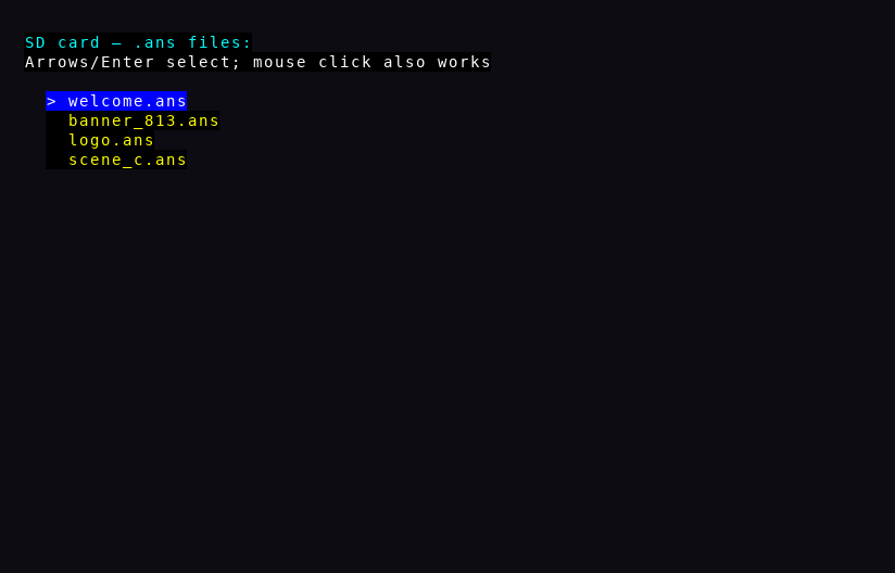 ANSFileExample demo