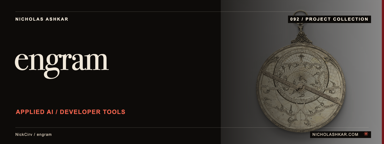 Engram — Nicholas Ashkar repository collection
