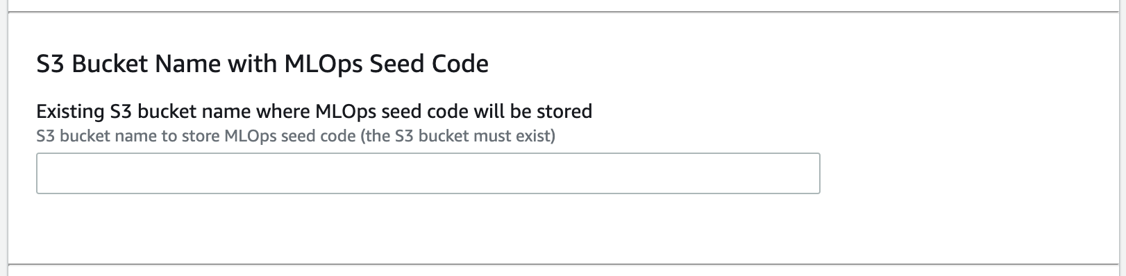 seed-code-bucket-parameter