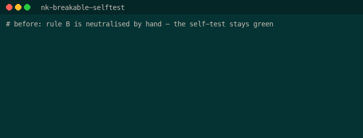nk-breakable-selftest demo
