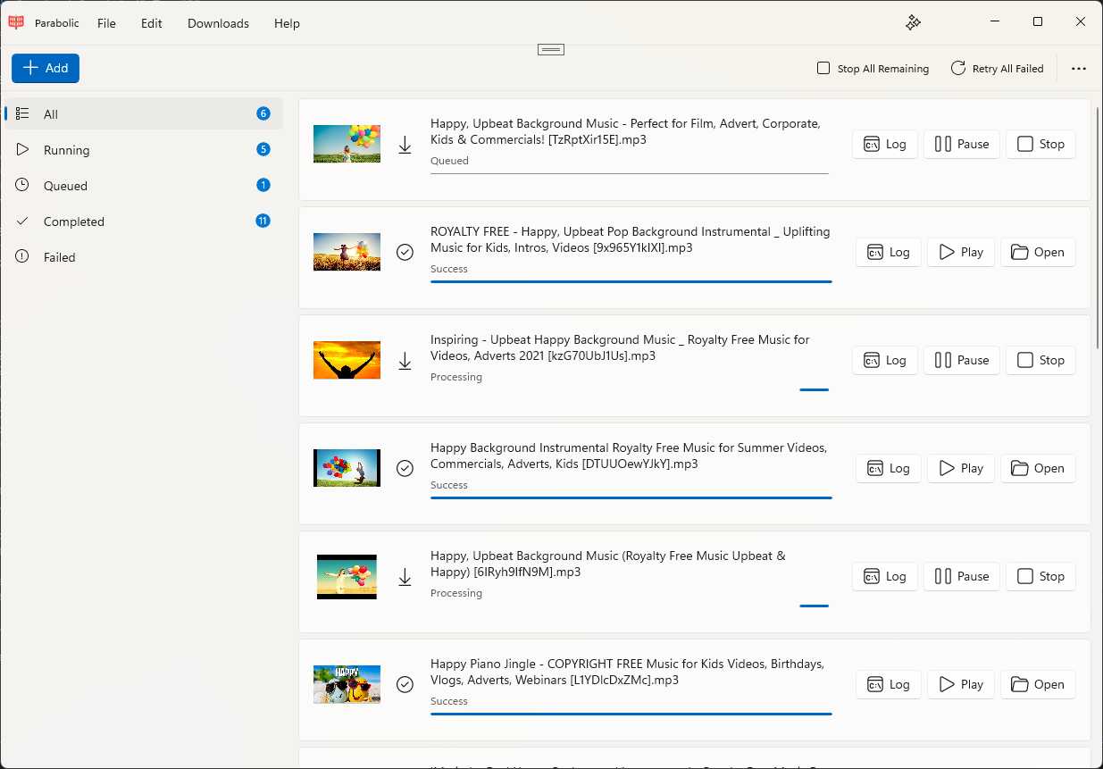 Downloading