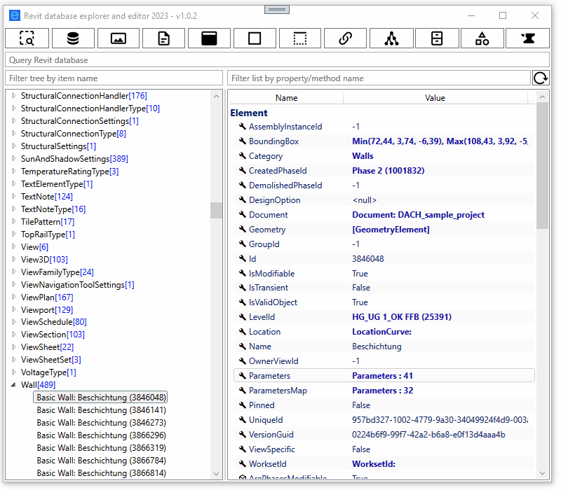 filterable-list-of-properties-and-metohds