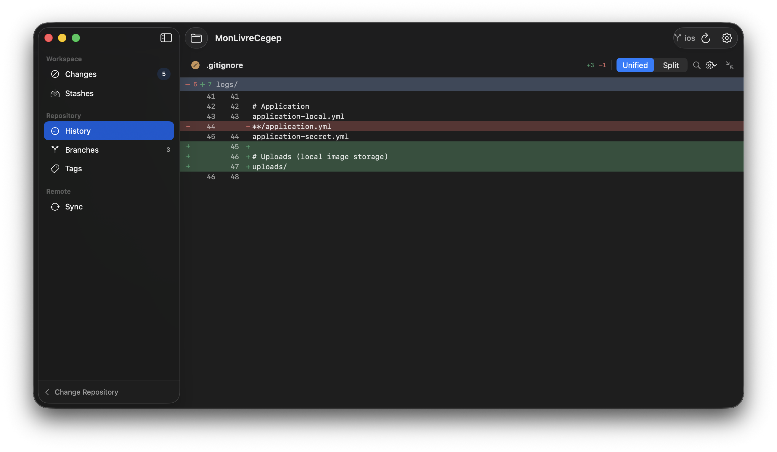 GitFlow screenshot 3
