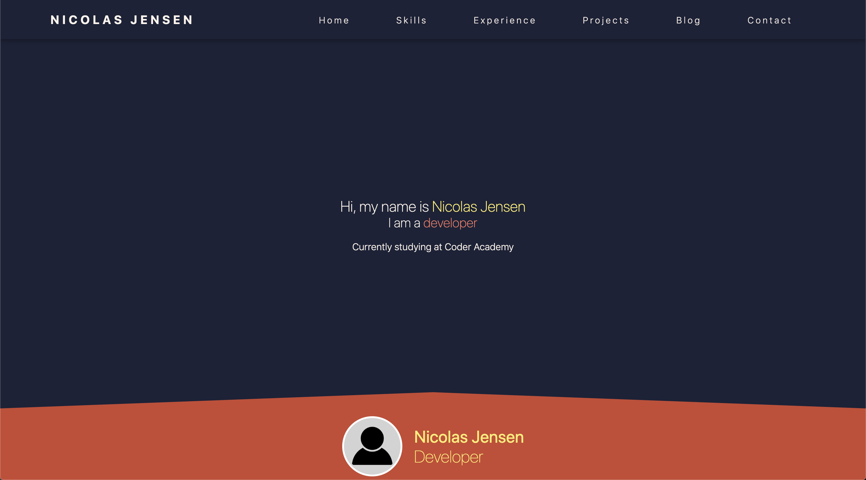 GitHub - NicolasJJensen/Portfolio: A portfolio website to work as a ...