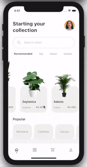 Plant shop app