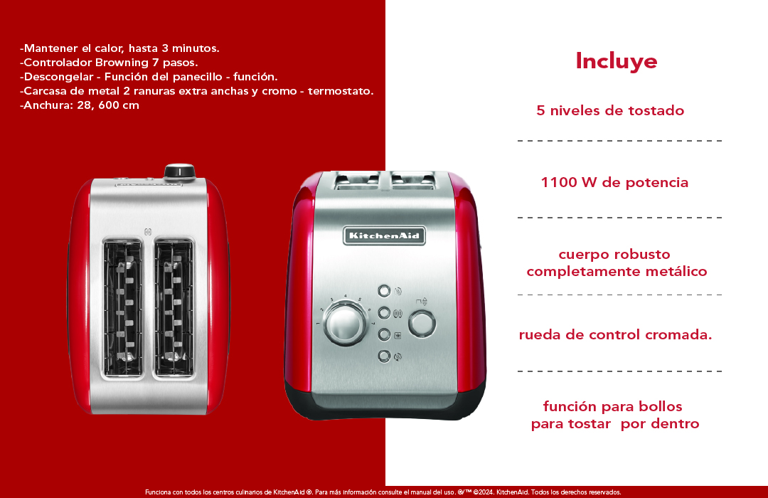 Descripcion de producto KitchenAid&reg;