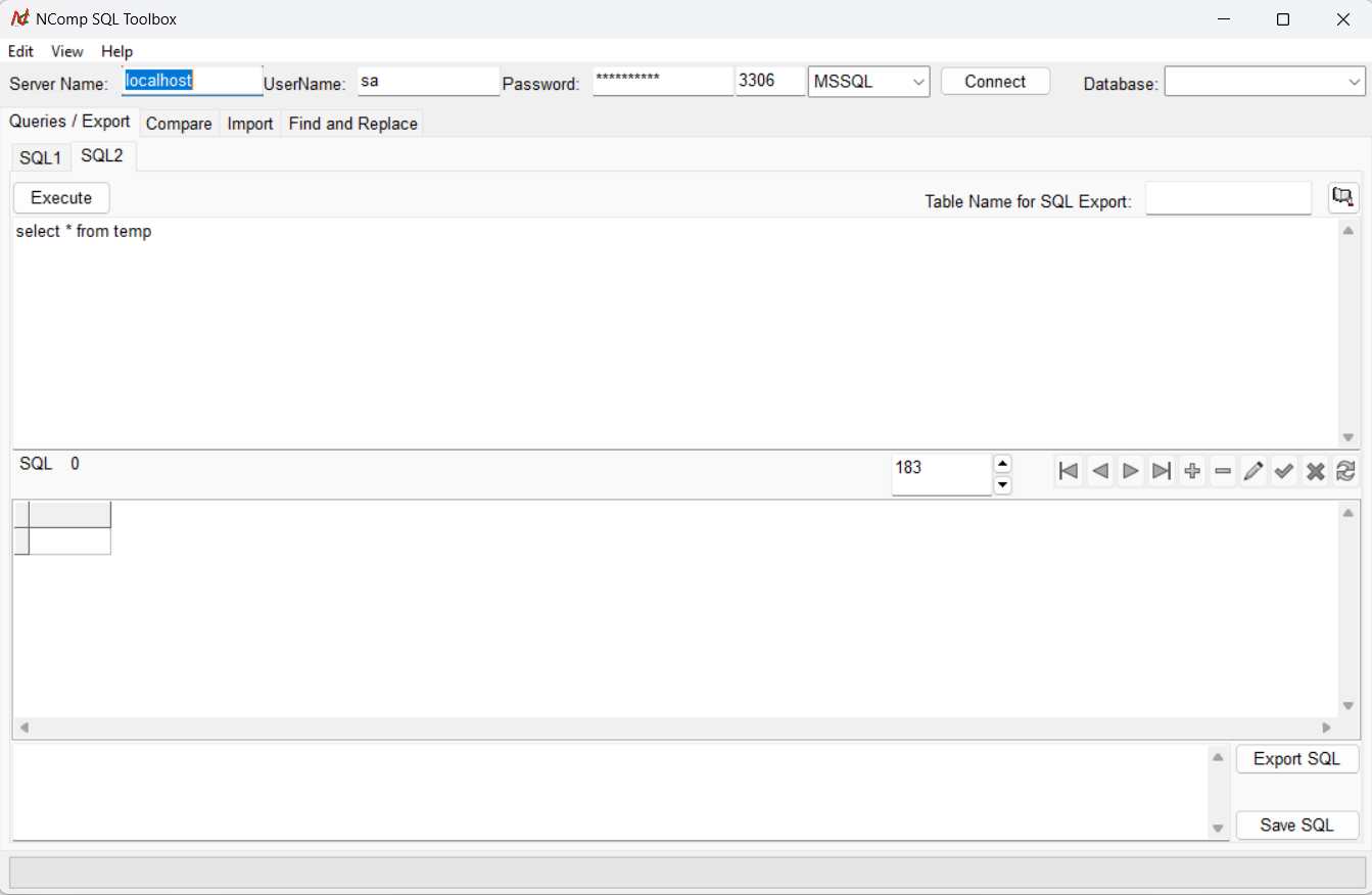 Query view