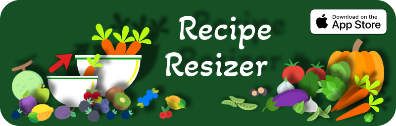 Recipe Resizer Banner