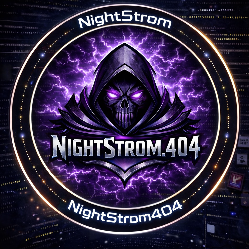 NightStrom404 Logo