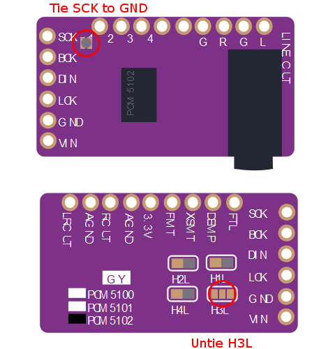 Setting of PM5102 Board