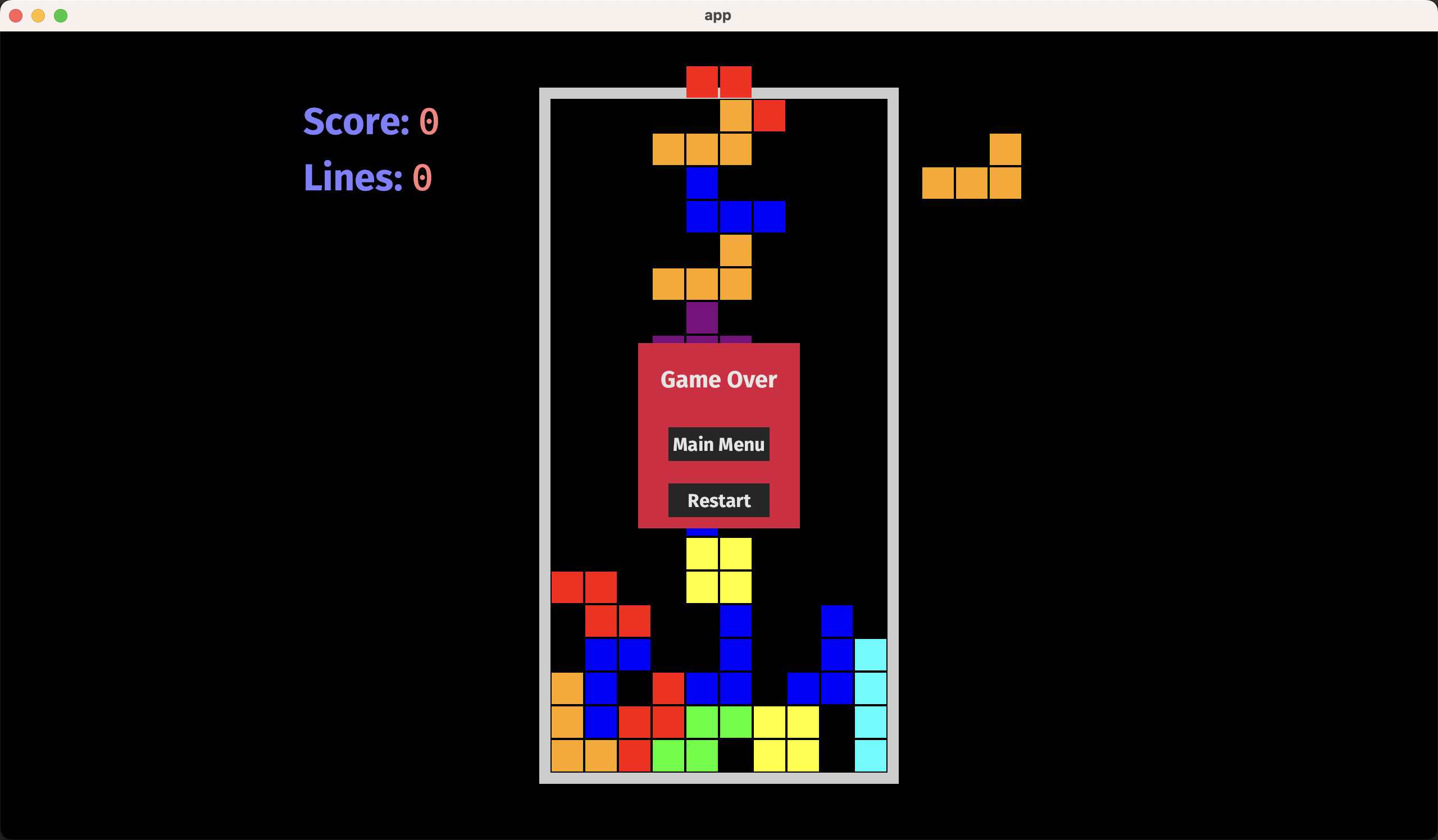 GitHub - NightsWatchGames/tetris: Classical tetris game made with bevy  engine.