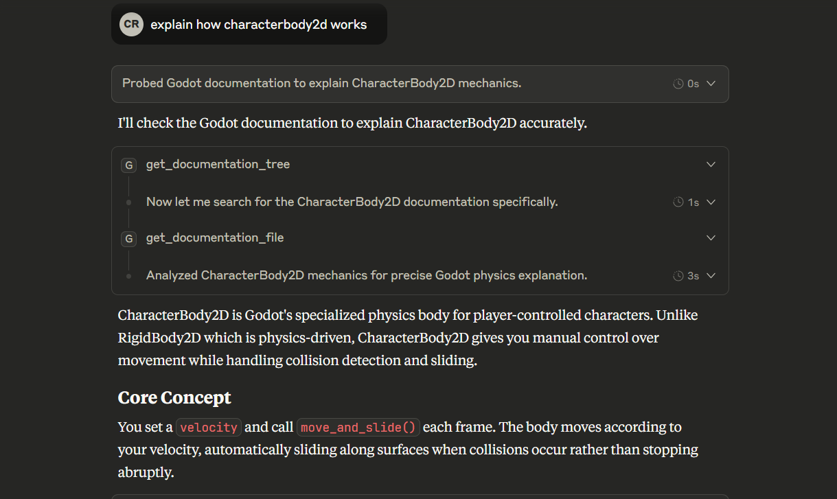 Documentation Query Example