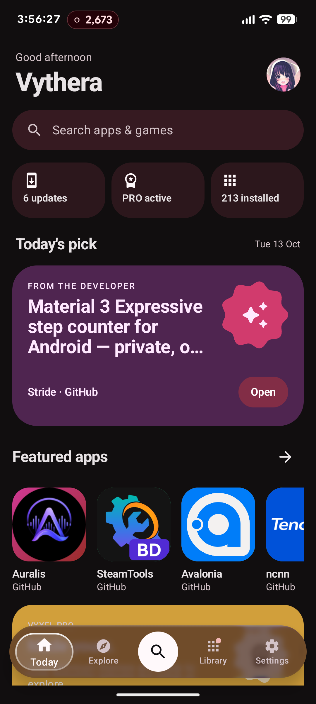 Today — Expressive theme