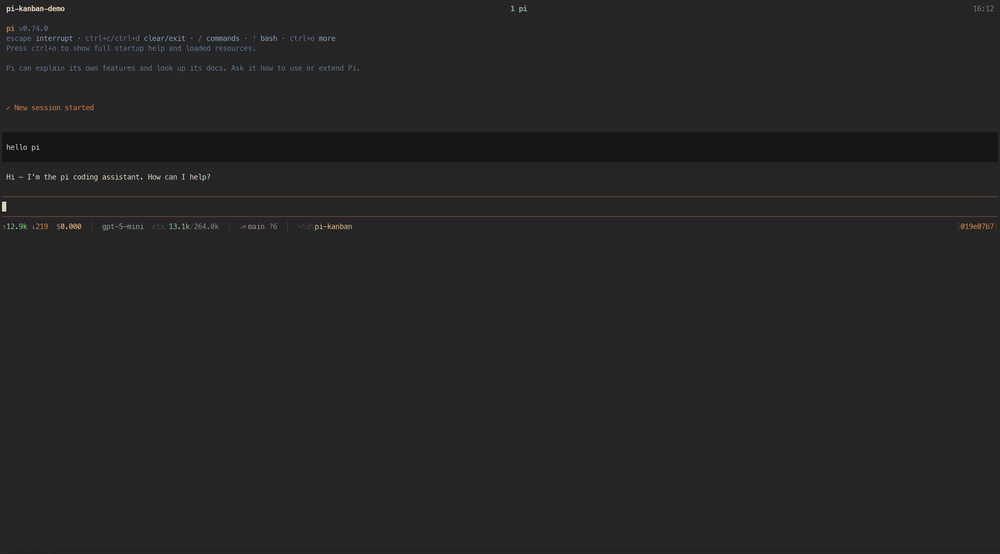 pi-kanban demo
