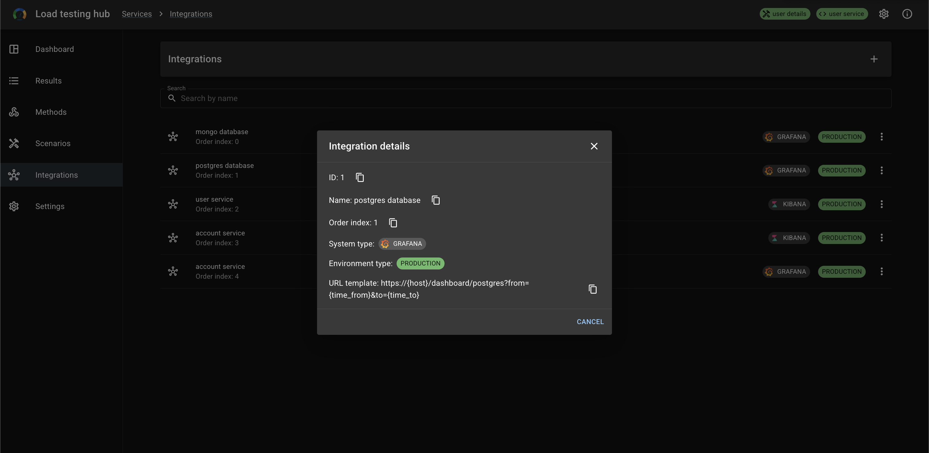 Integration details