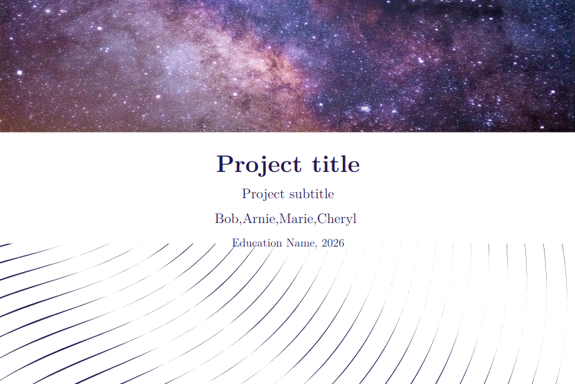 Titlepage with authors